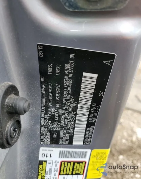 2015 Toyota Sienna Le from USA, damaged, VIN 5TDKK3DC2FS650852